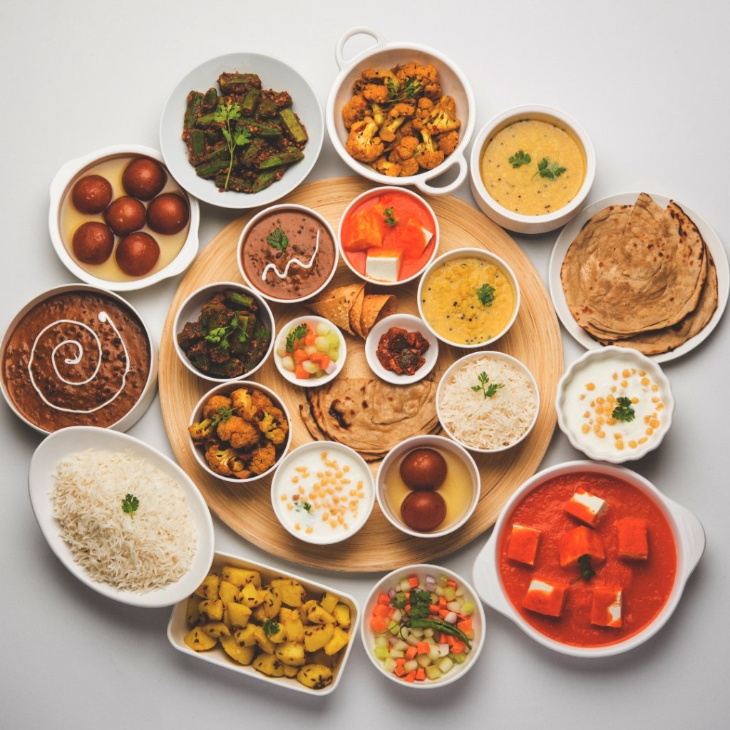 Grand Maharaja Pure Vegetarian Royal Thali Spread at Panchalee Restaurant Pune