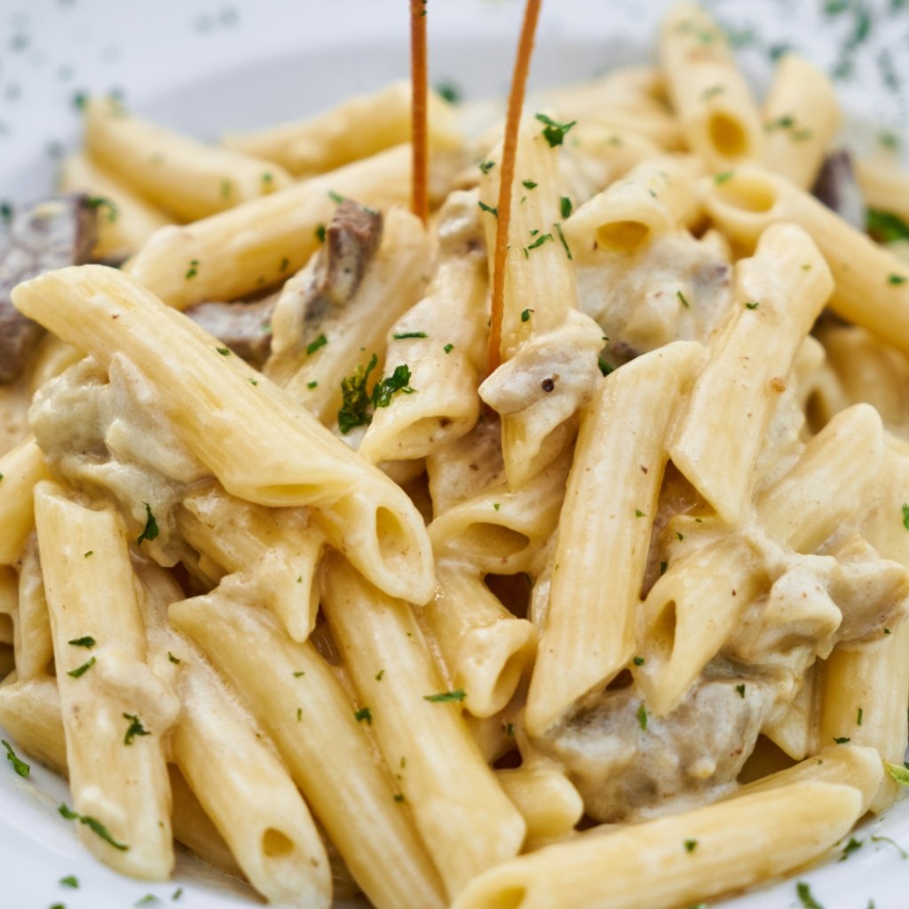 Creamy White Sauce Alfredo Penne Pasta at Panchalee Restaurant JM Road Pune